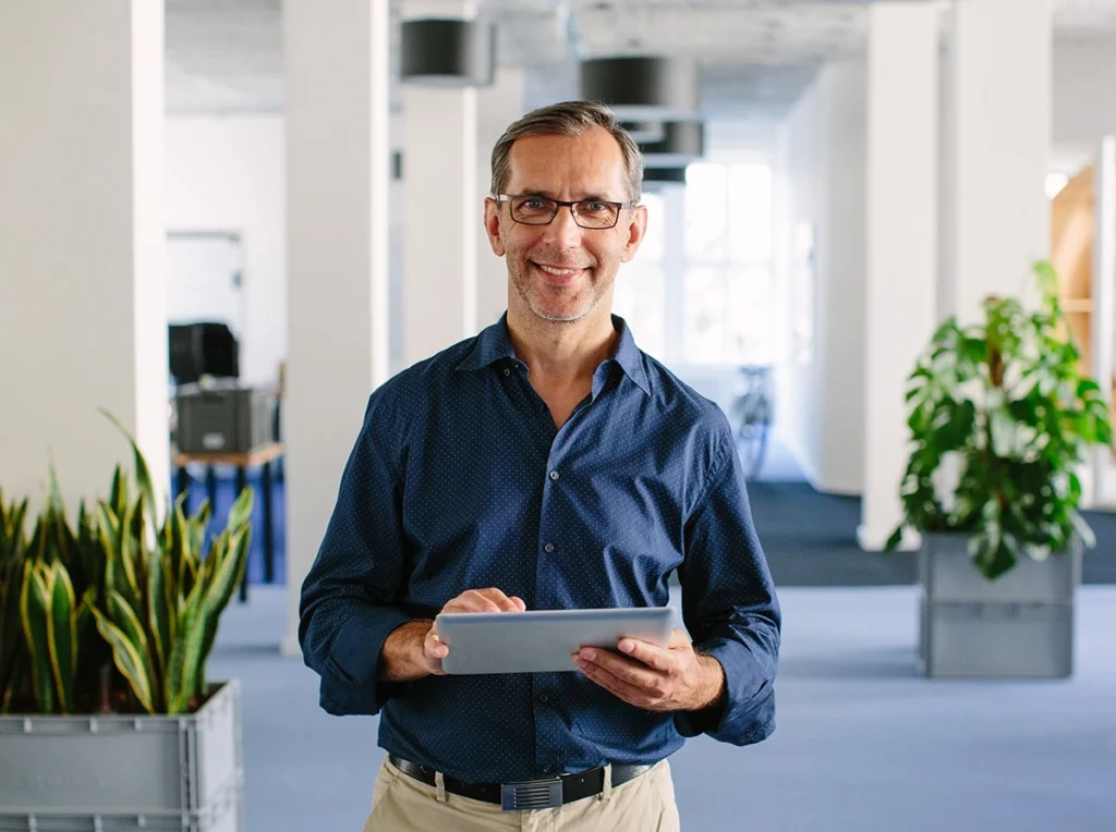 Man nearing retirement planning wealth preservation strategies.