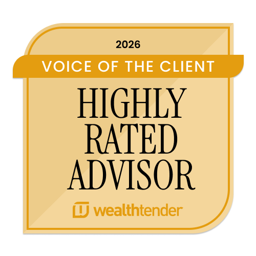 2026 Wealthtender Voice of the Client Highly Rated Advisor award